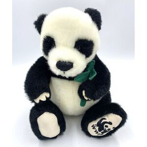 Gund World Wildlife Fund Panda Bear Plush‎ 25 Years in China WWF Bamboo
